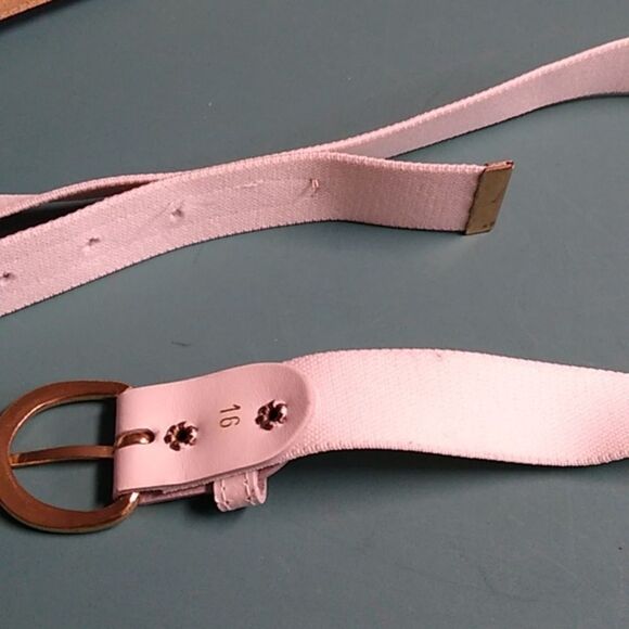 Stylish Leather Belt Trio Red White Brown - Picture 5 of 12